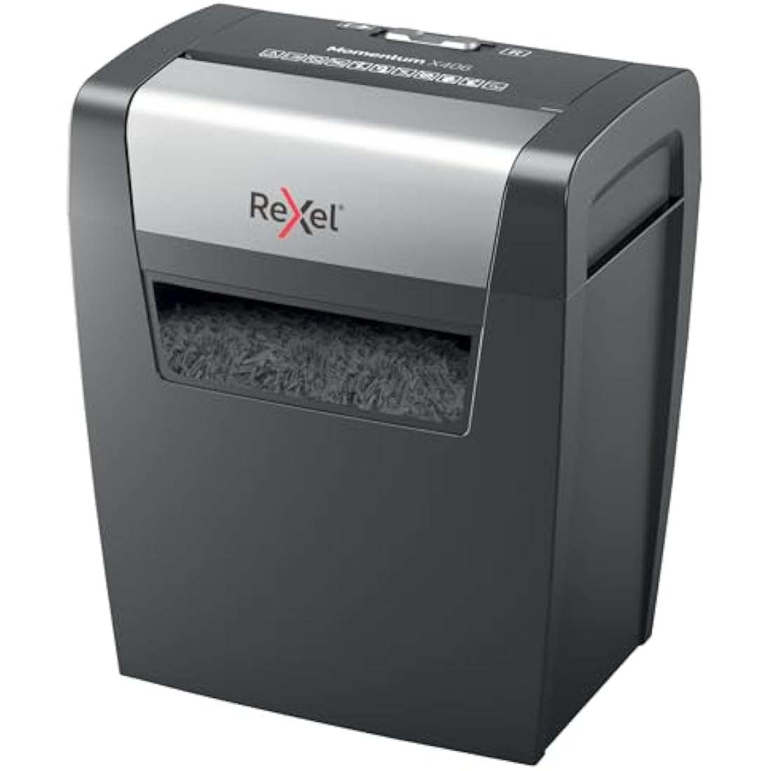 Rexel Momentum X406 Cross Cut Paper Shredder | 15L Bin, 6 Sheet Capacity