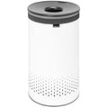 Brabantia 60L Laundry Bin – White Hamper with Removable Washable Bag