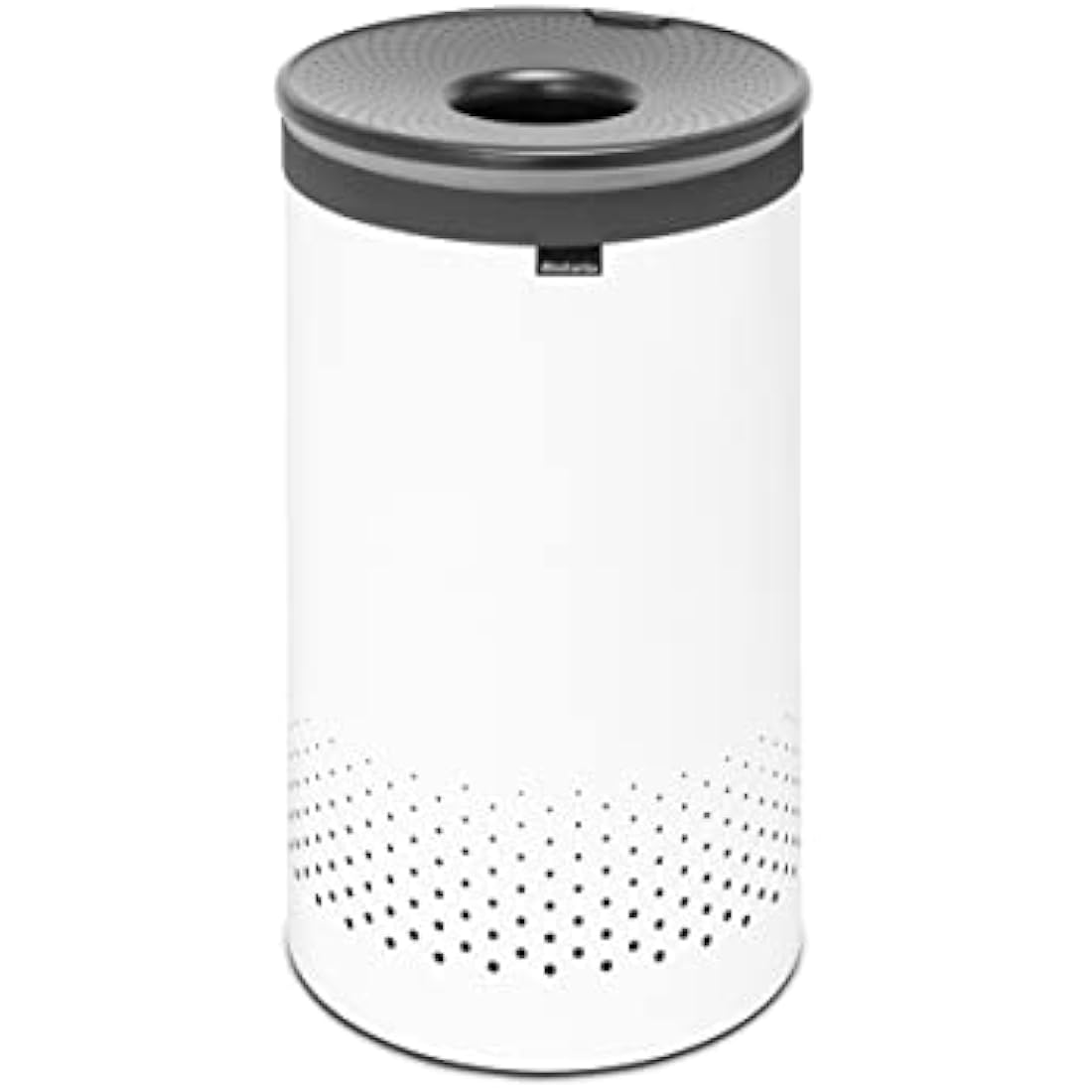 Brabantia 60L Laundry Bin – White Hamper with Removable Washable Bag