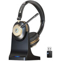 Earbay Wireless Bluetooth Headset with AI Noise Canceling & Charging Dock