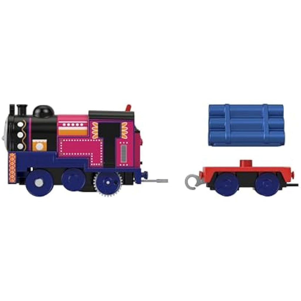 Thomas & Friends Ashima Motorized Toy Train with Cargo Car, Ages 3+