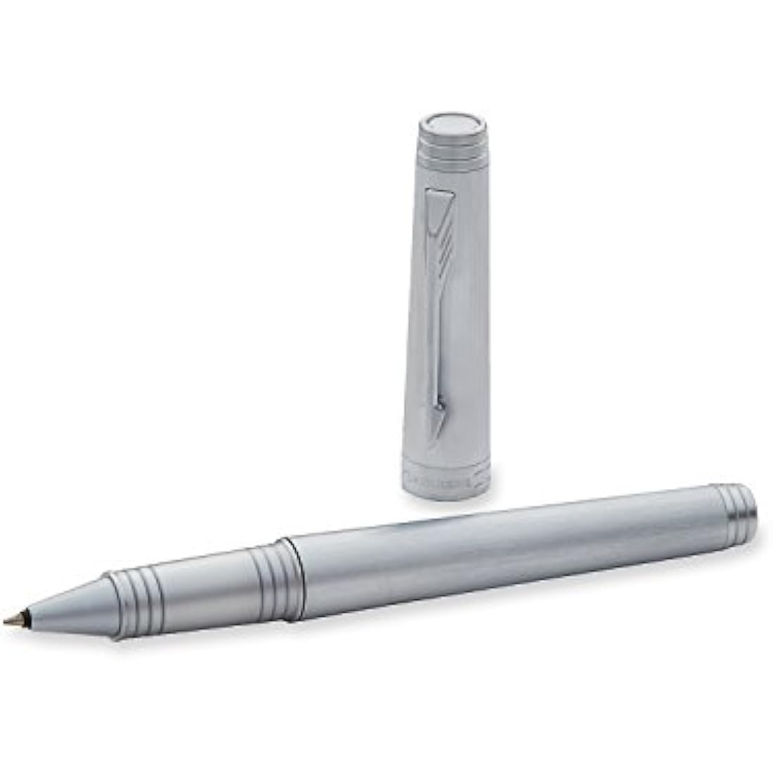 Parker Premier Titanium Rollerball Pen | Luxury Brushed Finish Gift Box