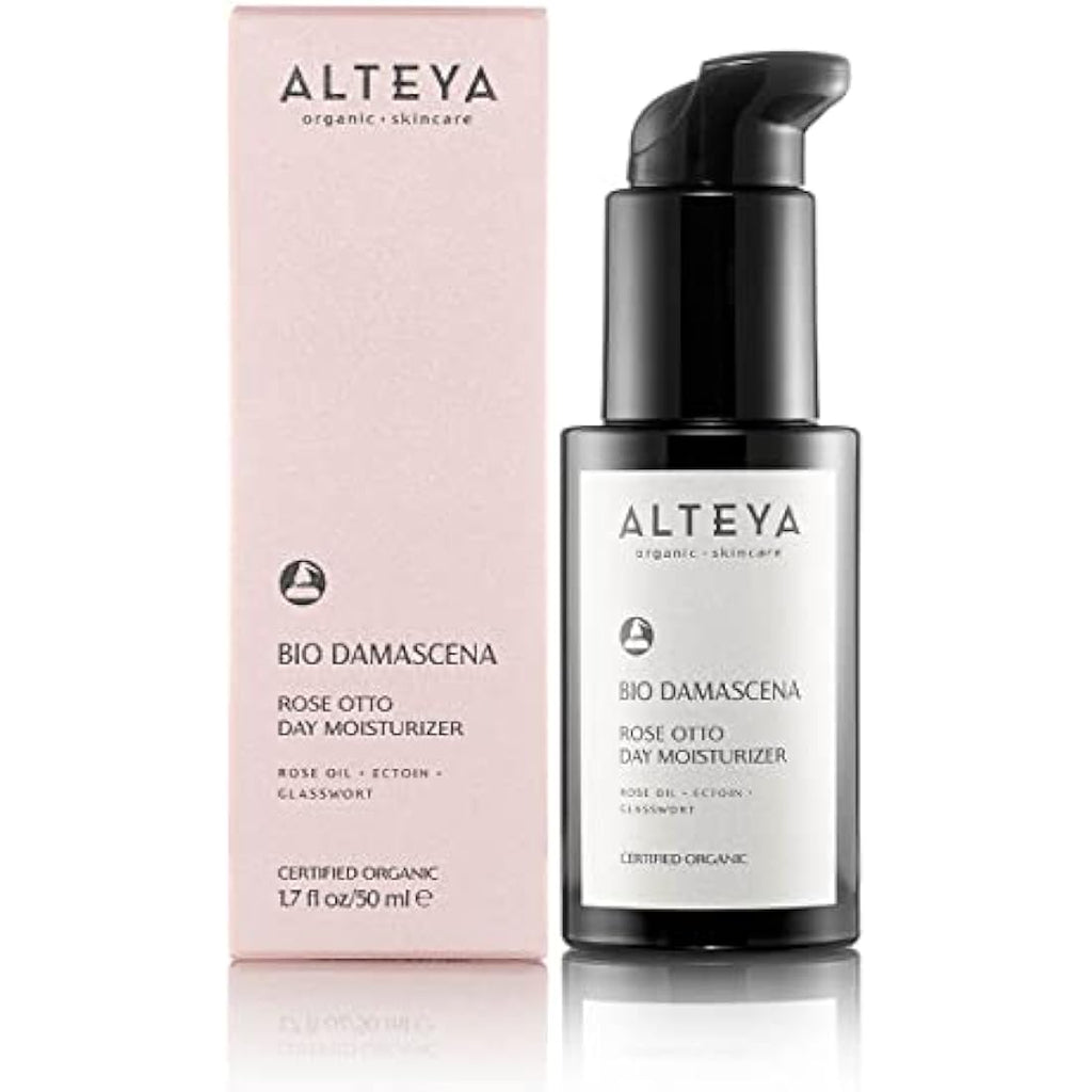 Alteya Organic Bulgarian Rose Day Moisturiser – Rejuvenating Face Cream 50ml