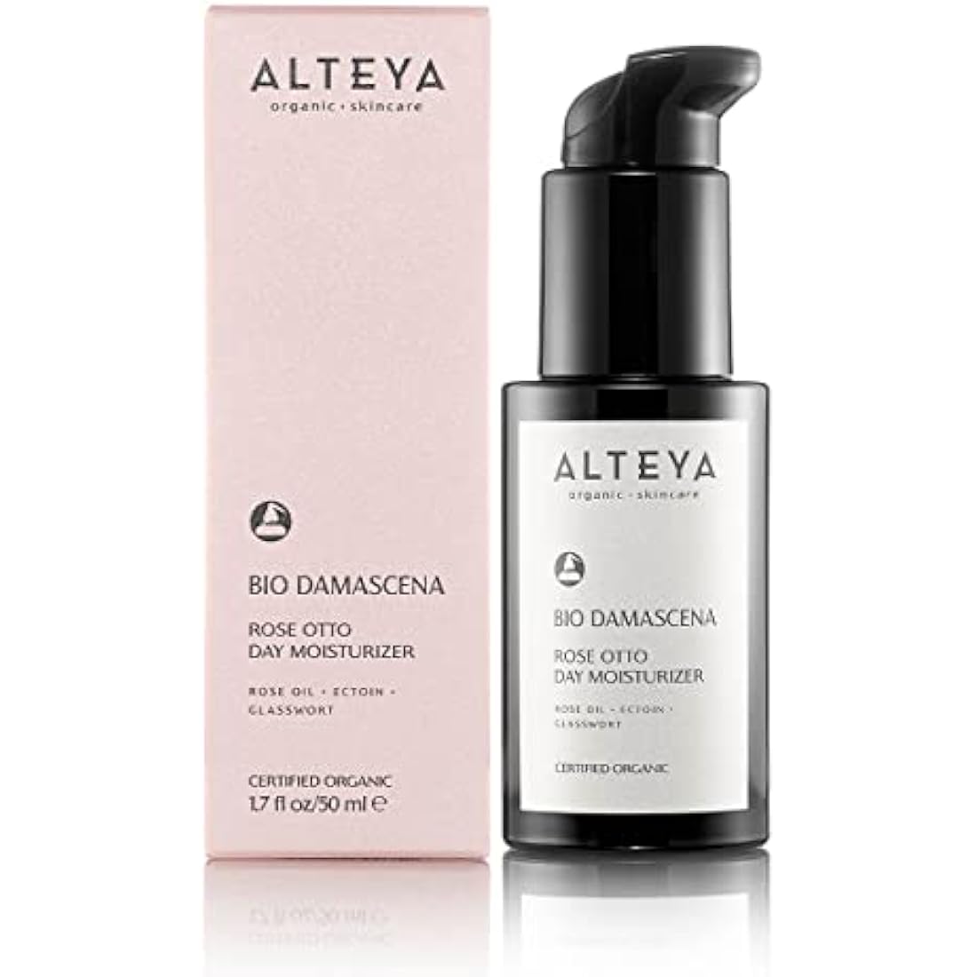 Alteya Organic Bulgarian Rose Day Moisturiser – Rejuvenating Face Cream 50ml