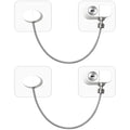 2-Pack Adhesive Window Safety Locks | Childproof Fridge Locks