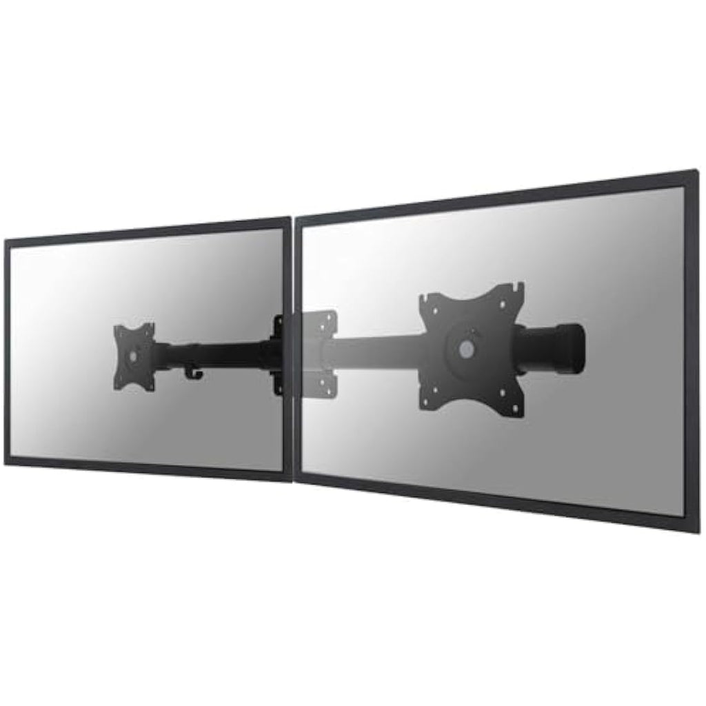 Newstar Dual Monitor Mount Adapter – VESA 75x75 to 100x100 – Black