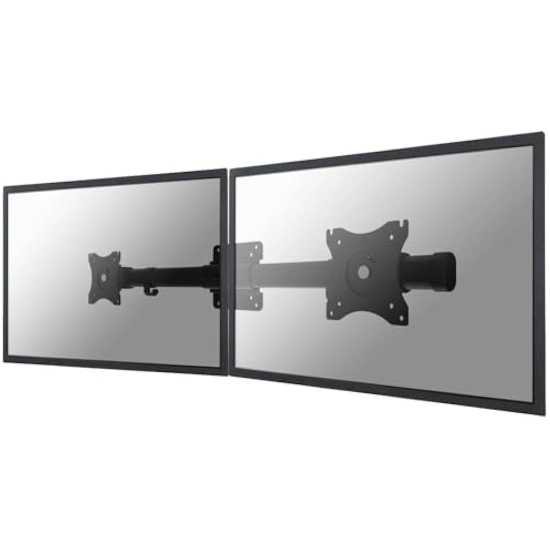 Newstar Dual Monitor Mount Adapter – VESA 75x75 to 100x100 – Black