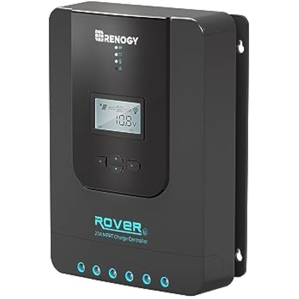 Renogy 20A MPPT Solar Charge Controller | 12V/24V LCD Display Regulator
