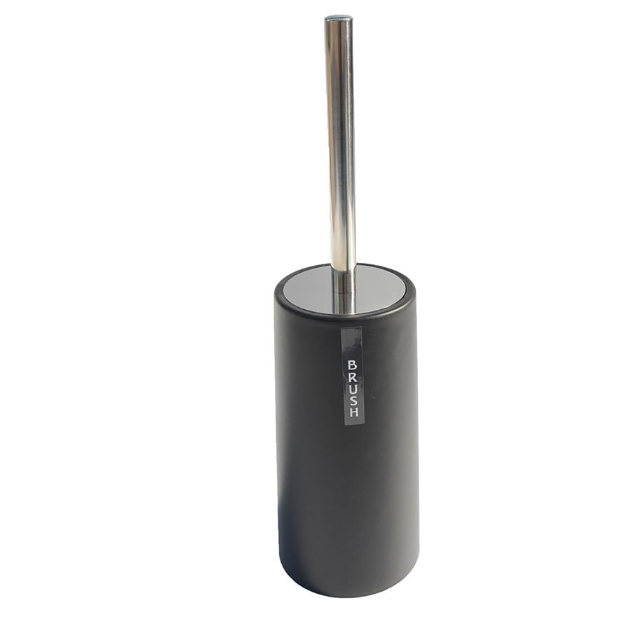 Toilet Brush and Holder – Stainless Steel Rustproof (Black)