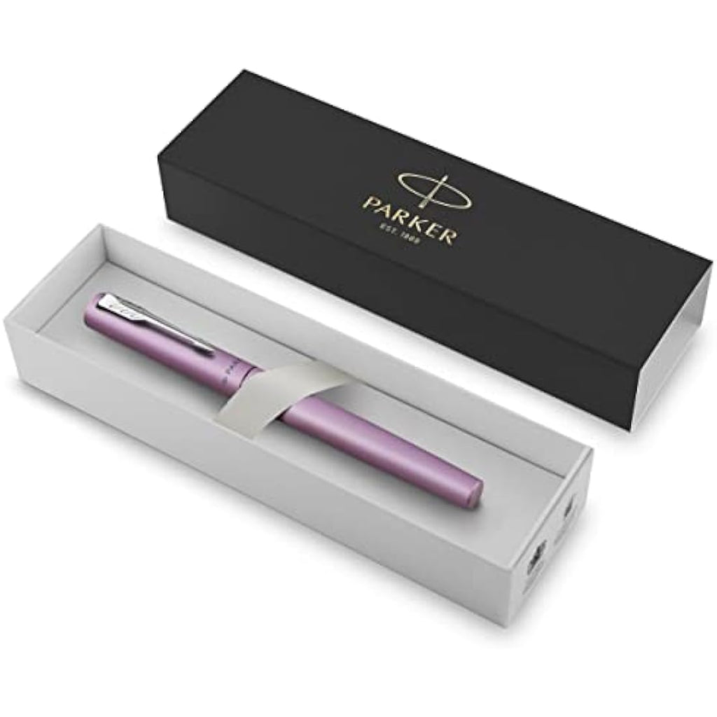 Parker Vector XL Fountain Pen - Metallic Lilac Lacquer, Medium Nib