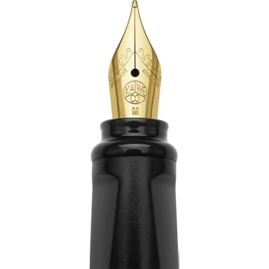 Moleskine x Kaweco Fountain Pen | Black ABS Plastic with Gold Nib