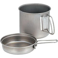 Snow Peak Trek Titanium Pot Set | Ultralight Camping Cookware