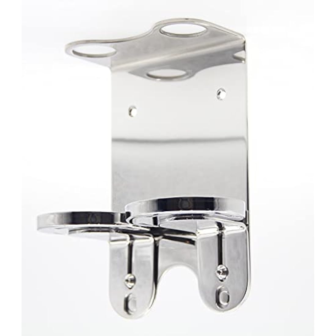 Jolof Store Wall Mount Double Soap Dispenser – Chrome Stainless Steel