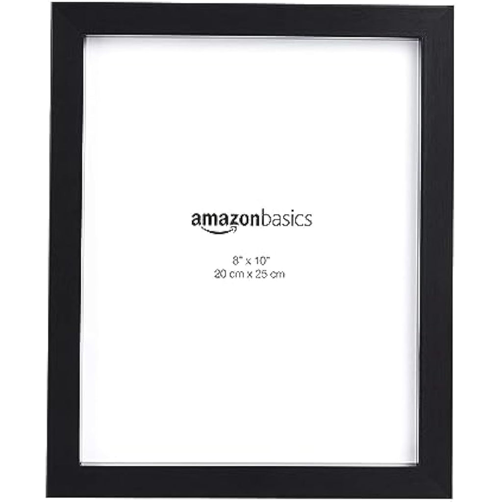 Rectangular Photo Frames - 2-Pack Black Glass 20x25 cm