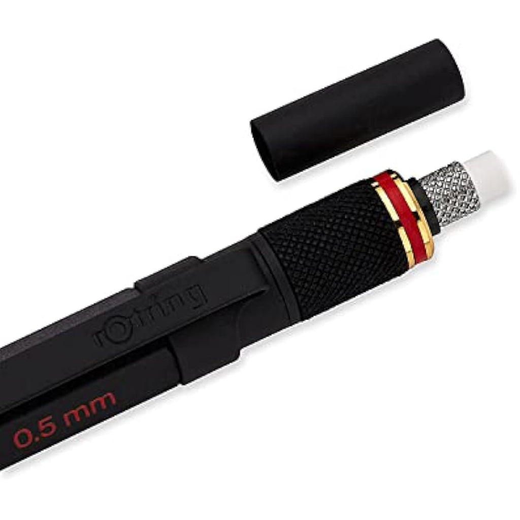 rOtring 800+ Mechanical Pencil & Stylus | 0.5 mm HB | Black Metal