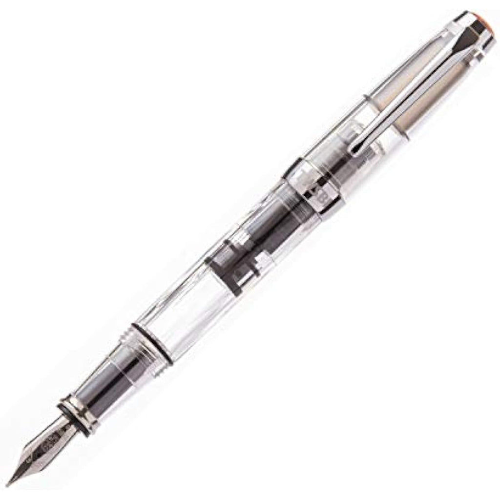 TWSBI Diamond Mini Clear Fountain Pen – Transparent Piston Pen, Fine Nib