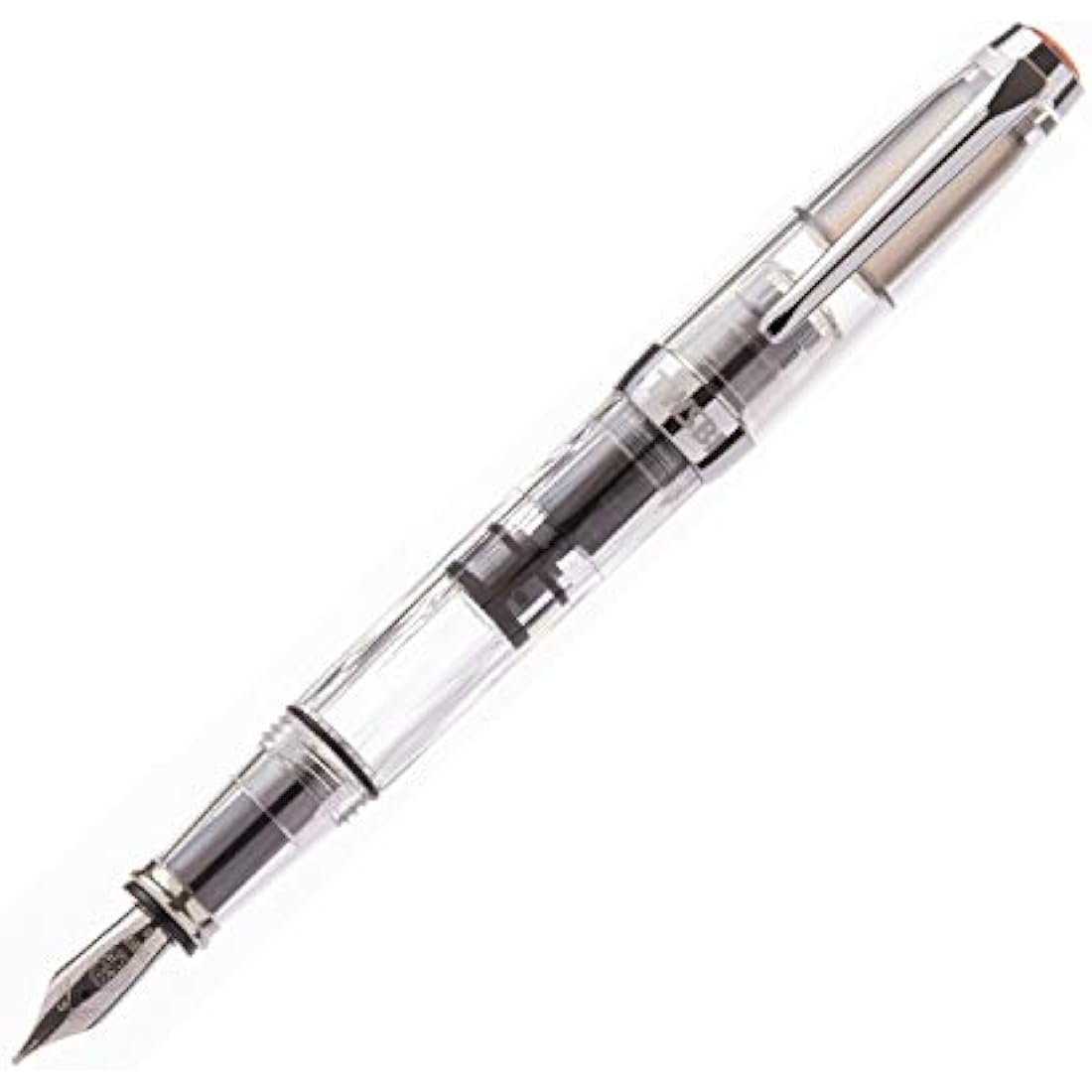 TWSBI Diamond Mini Clear Fountain Pen – Transparent Piston Pen, Fine Nib