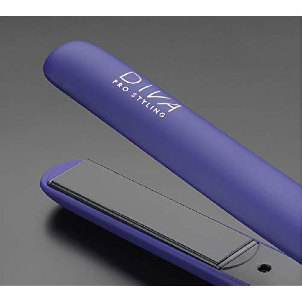 Diva Pro Digital Hair Straightener | Ceramic Styler with Argan Oil - Violet
