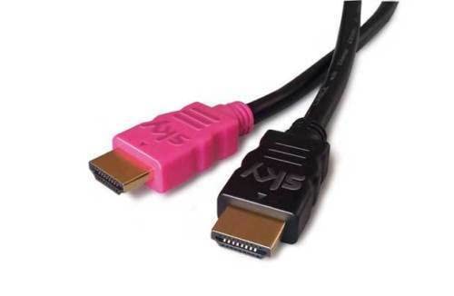 Sky Q Official HDMI Cable 3m | Swivel Head Lead for Wall Mounted TVs
