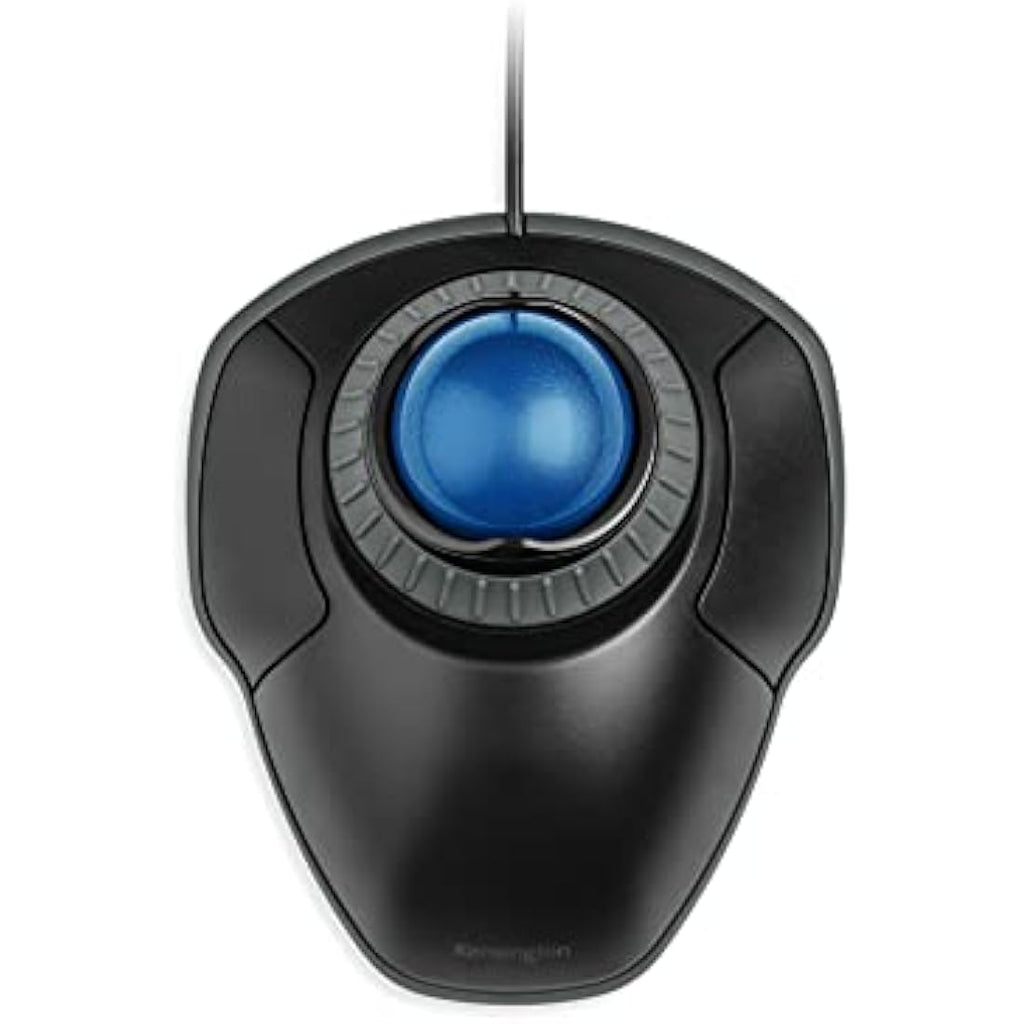 Kensington Orbit Wired Trackball Mouse with Scroll Ring – Blue