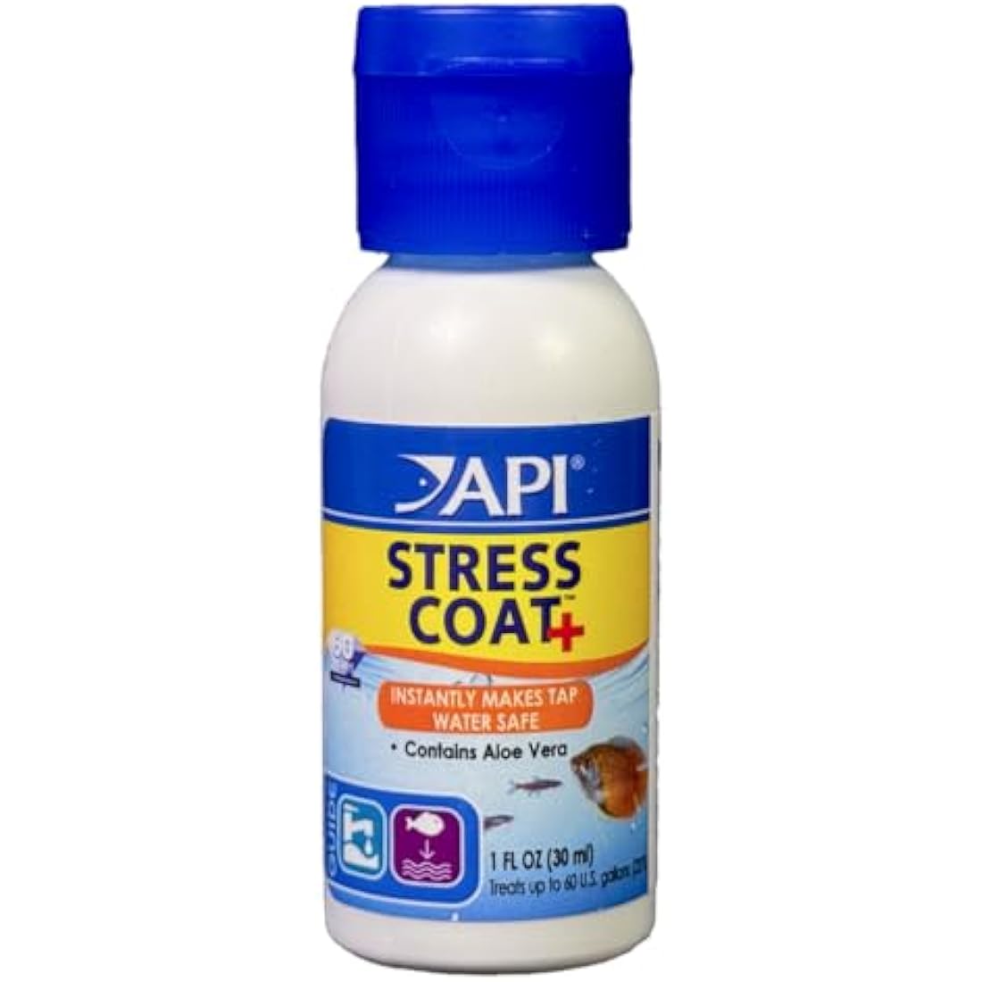 API Stress Coat Aquarium Water Conditioner with Aloe Vera, 30 ml