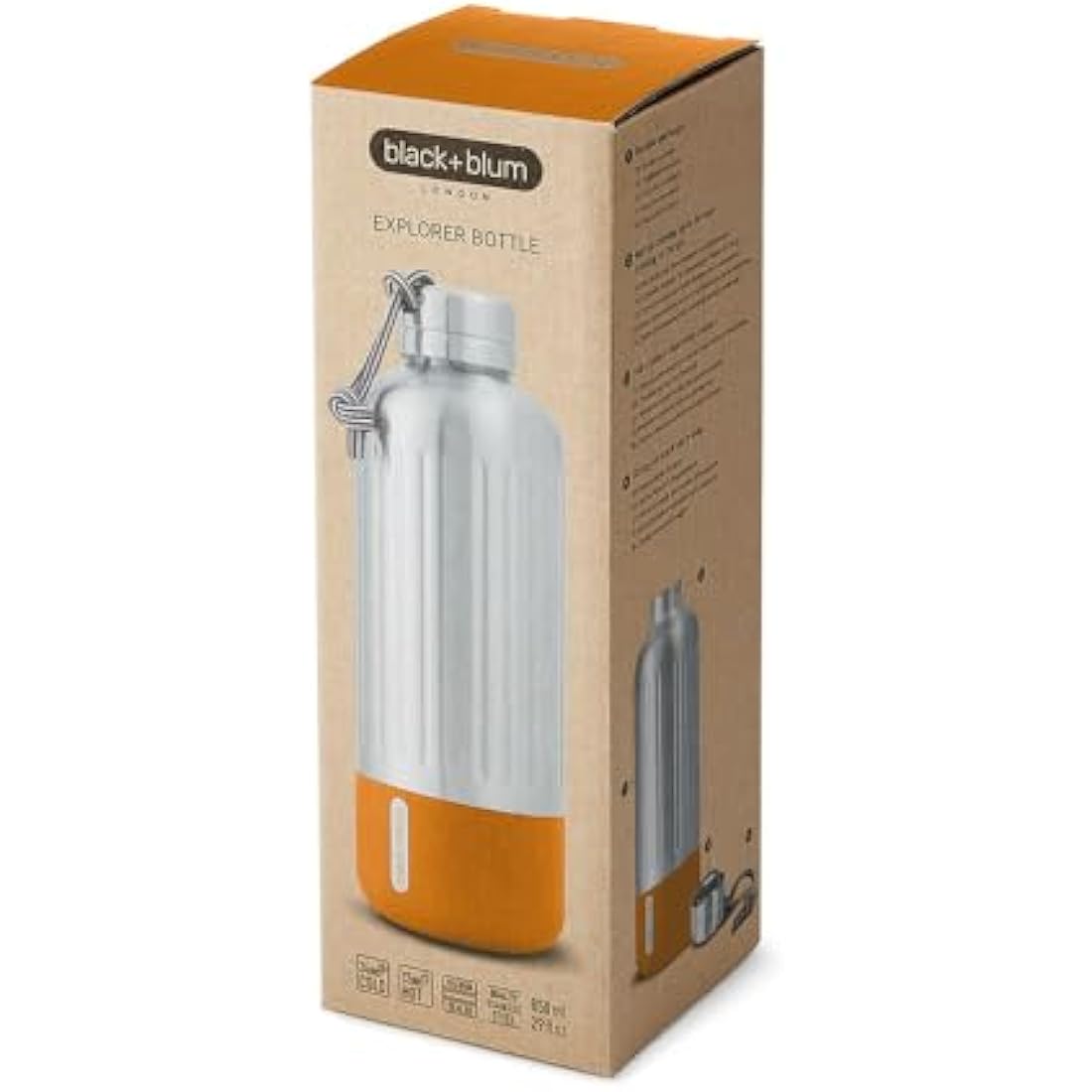 Black+Blum Explorer Insulated Stainless Steel Water Bottle – 850ml