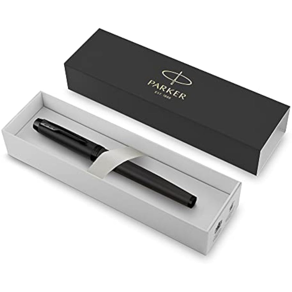 Parker IM Rollerball Pen – Matte Black Fine Point Luxury Stationery