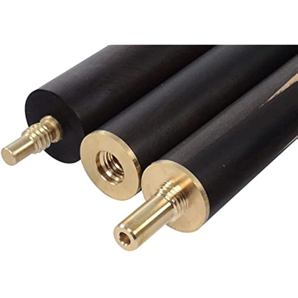CUESOUL 57" 3/4 Jointed Rosewood Snooker Cue Set with Case | 9.5mm Tip
