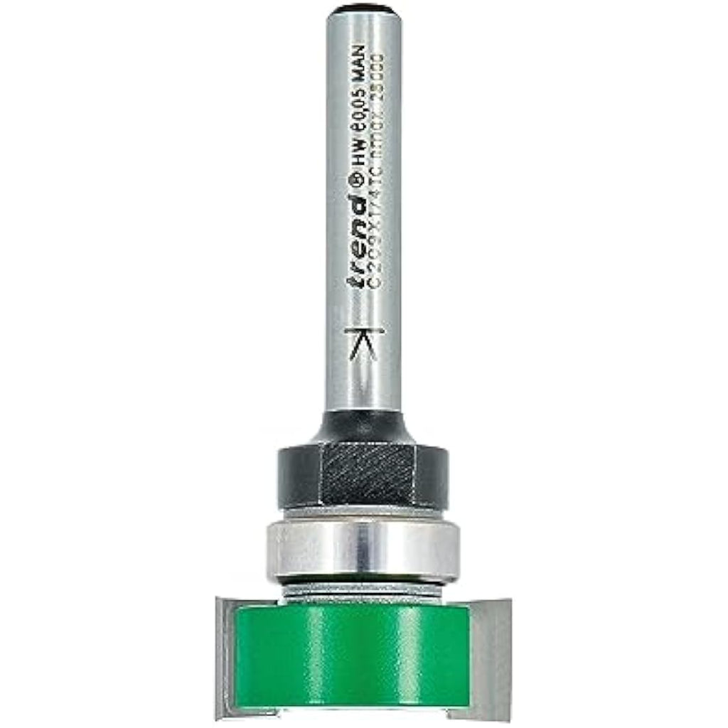 Trend CraftPro Intumescent Router Cutter - 1/4 Inch Shank Carbide Bit