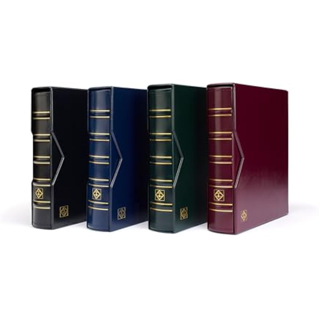 Lighthouse Optima Coin Album with Slipcase | Black Faux Leather Binder