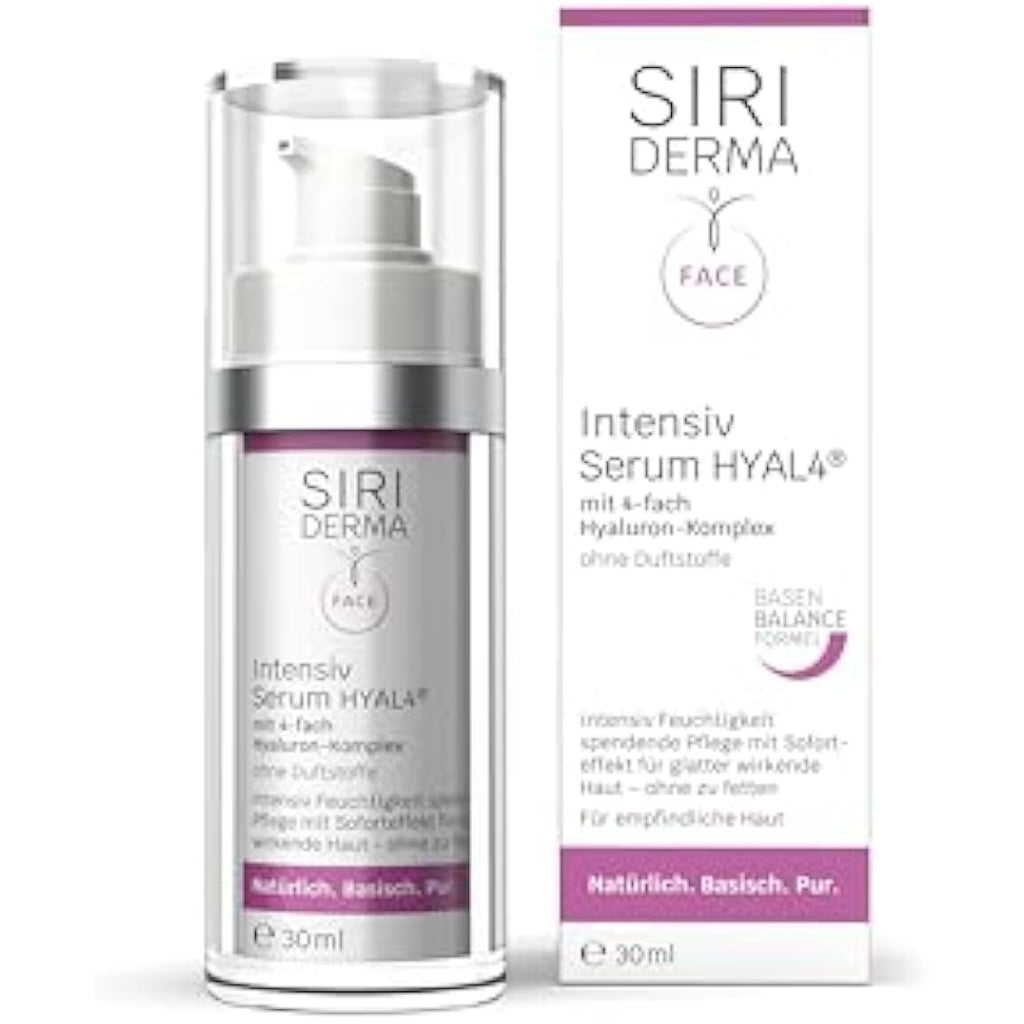 Siriderma Basic Intensive Serum HYAL4 | 30ml Hyaluronic Moisturising Gel