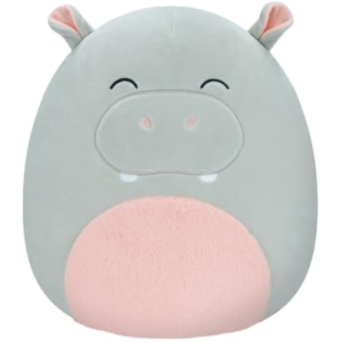 Squishmallows Harrison the Grey Hippo – 12-Inch Medium Plush Toy