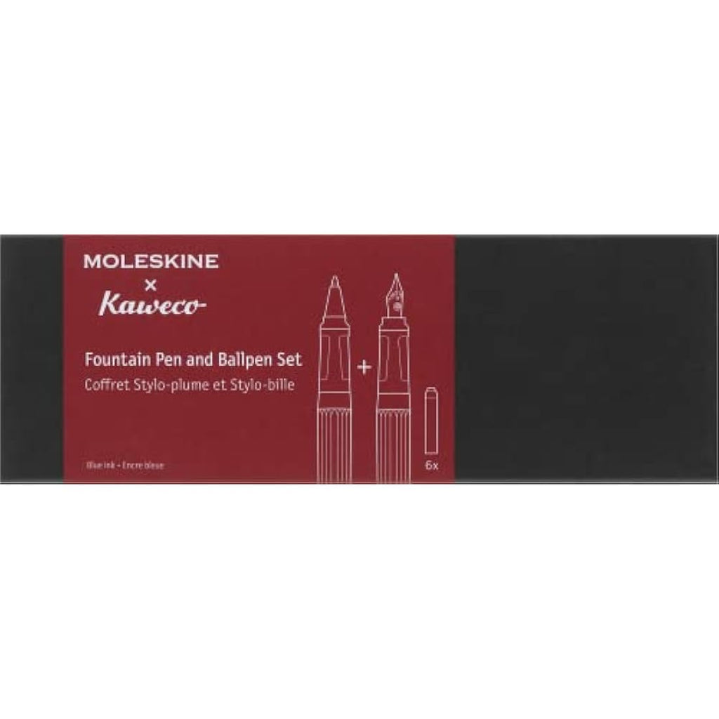 Moleskine x Kaweco Fountain Pen – Red ABS Plastic with Medium Nib