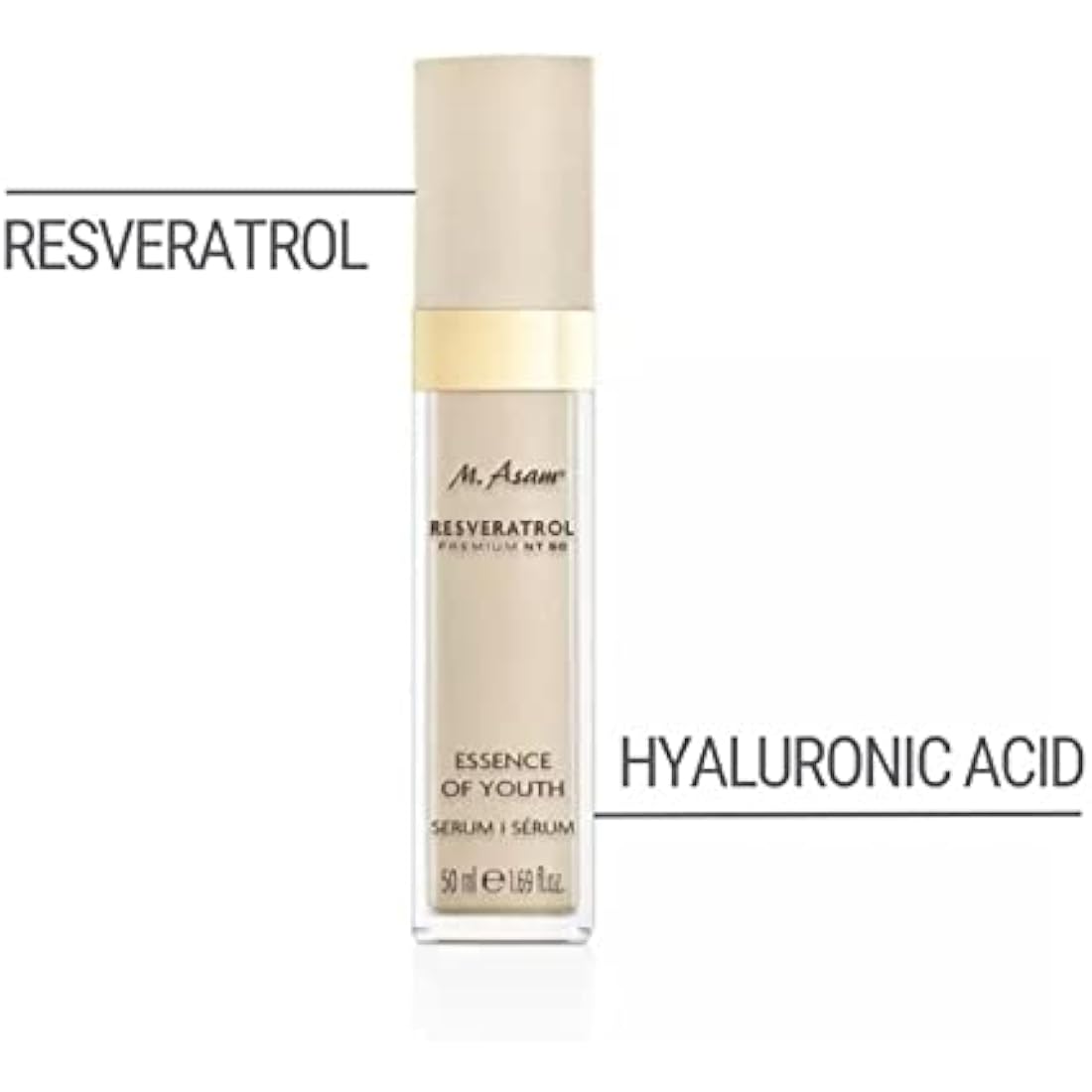 M. Asam Resveratrol Premium NT50 Youth Serum - Firming Face Care (50ml)