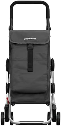 Playmarket Go Up Basic Shopping Trolley – Foldable & Lightweight Cart