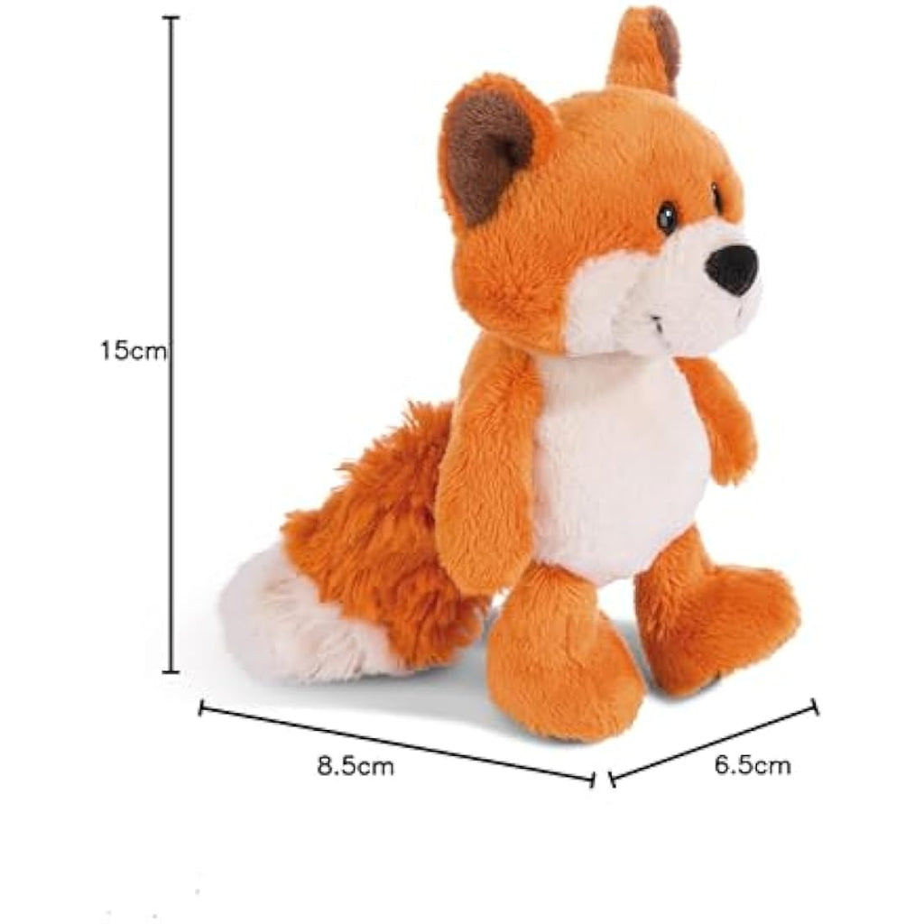 NICI Fridalie Fox Plush – 15cm Sustainable Orange Soft Toy for Kids