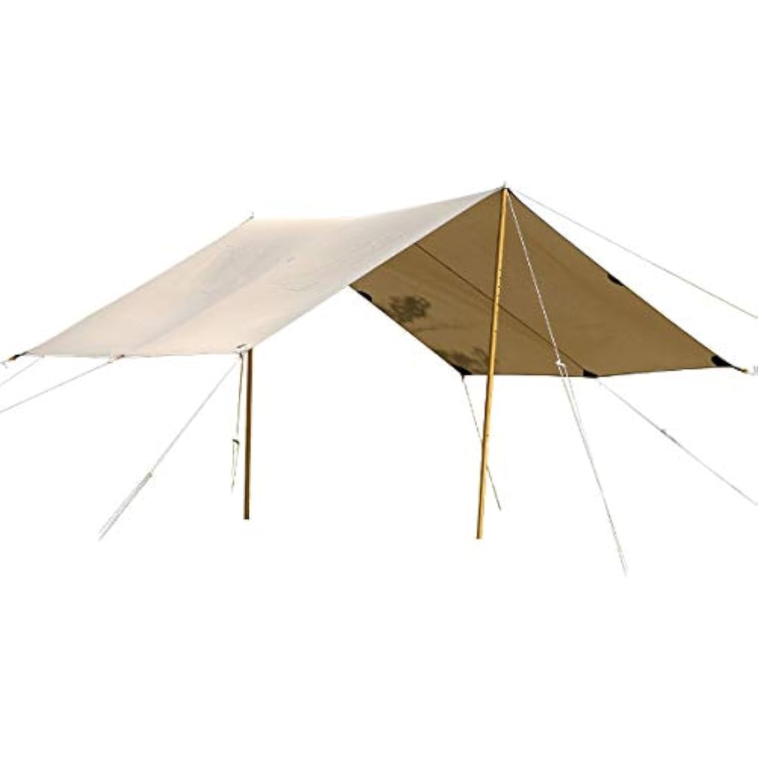 Tatonka Tarp 4 TC – UV Resistant Cotton Blend Camping Shelter, Beige