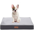 Jaspuriea Orthopedic Dog Bed – Waterproof Washable Crate Mattress, Grey