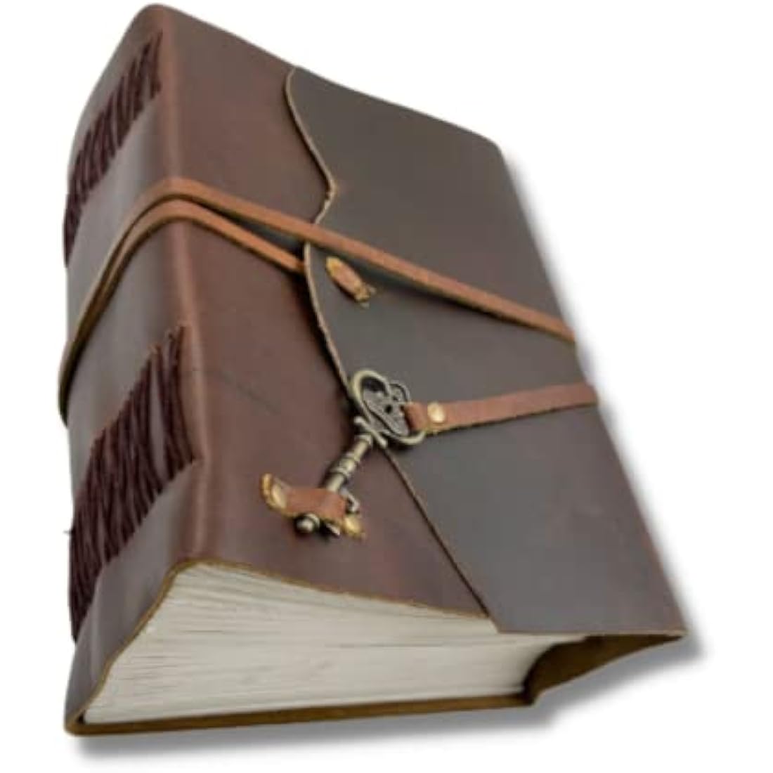 OVERDOSE Leather Journal - 1000 Page Handmade A4 Writing Notebook