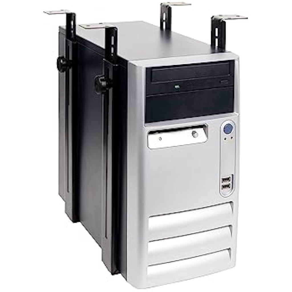 Dataflex Viewgo Computer Holder – Desk Mount PC Storage, Model 32.183