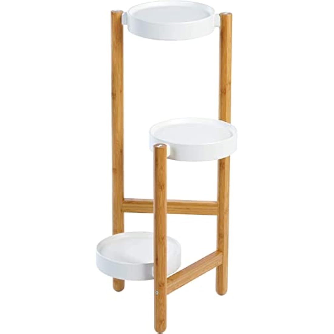 Jolof Store 3-Tier Bamboo Plant Stand – Tall Indoor Corner Display Rack
