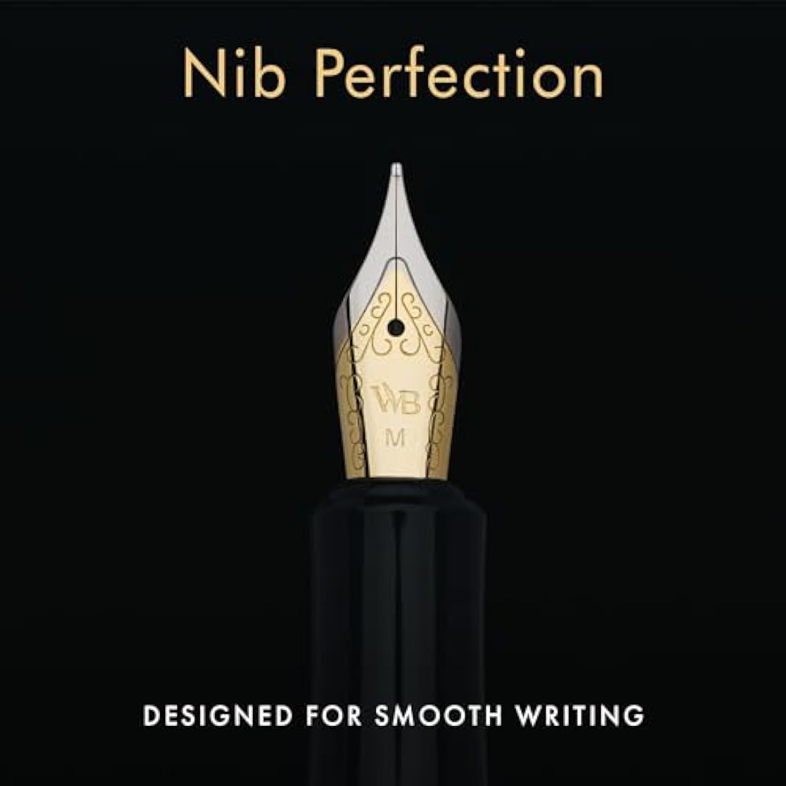 Wordsworth and Black Fountain Pen - Luxury Silver EDC Pocket Pen Set
