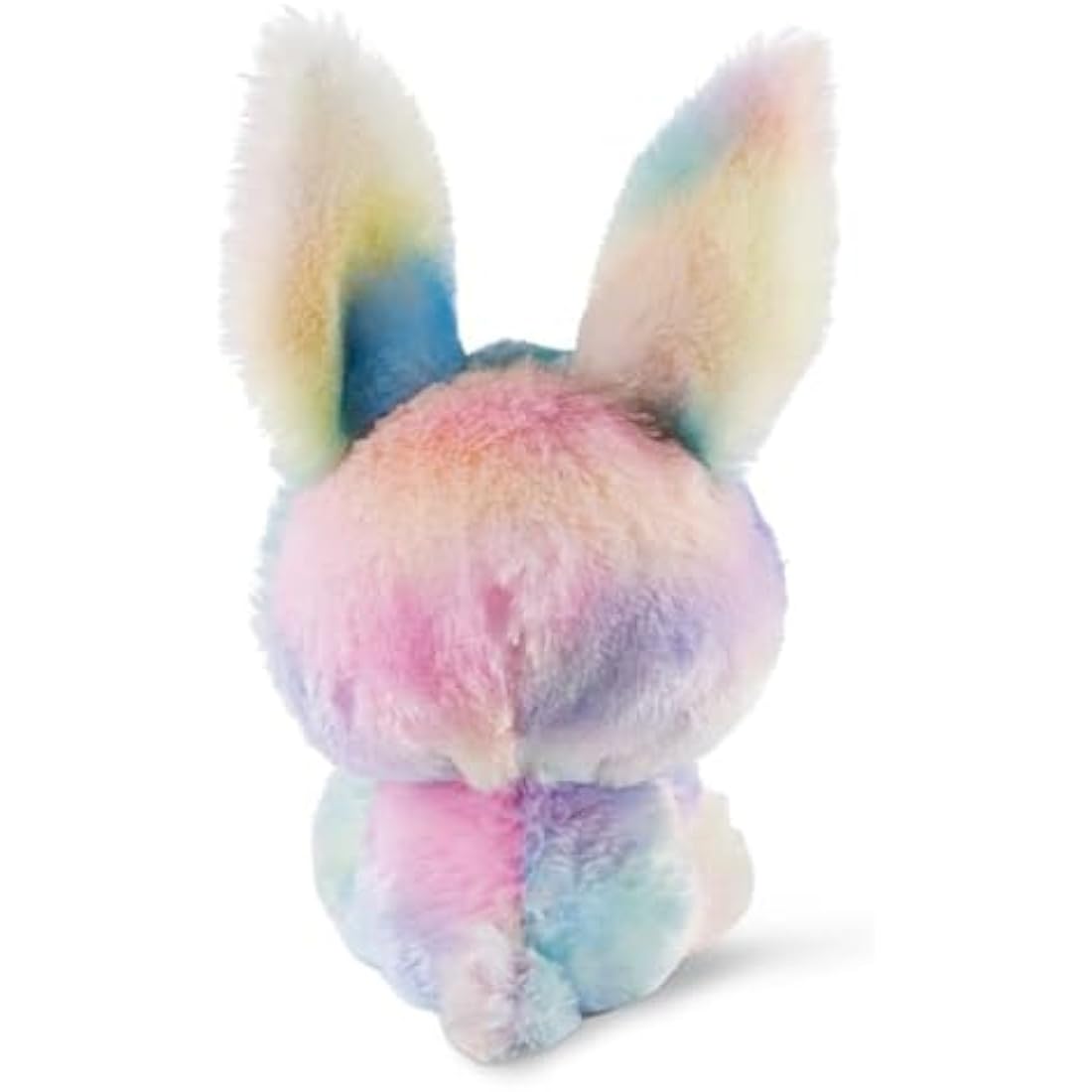 Nici Glubschis Bunny Rainbow Candy Plush - 15cm Grey Stuffed Animal