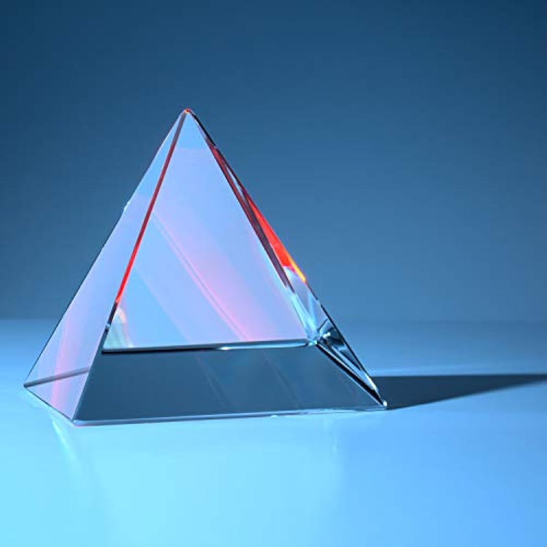 BELLE VOUS K9 Crystal Pyramid Prism for Photography and Light Refraction