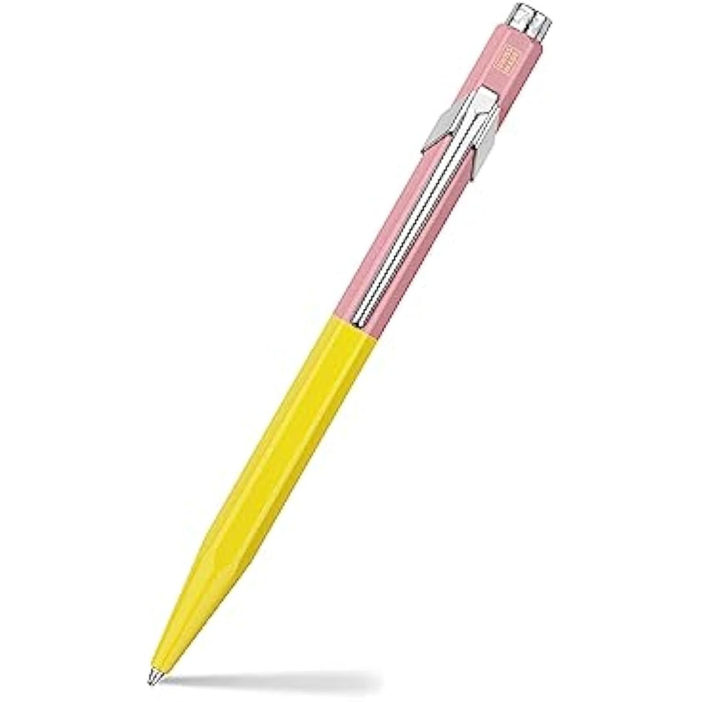 Caran d'Ache 849 Paul Smith Ballpoint Pen – Chartreuse/Rose Aluminium