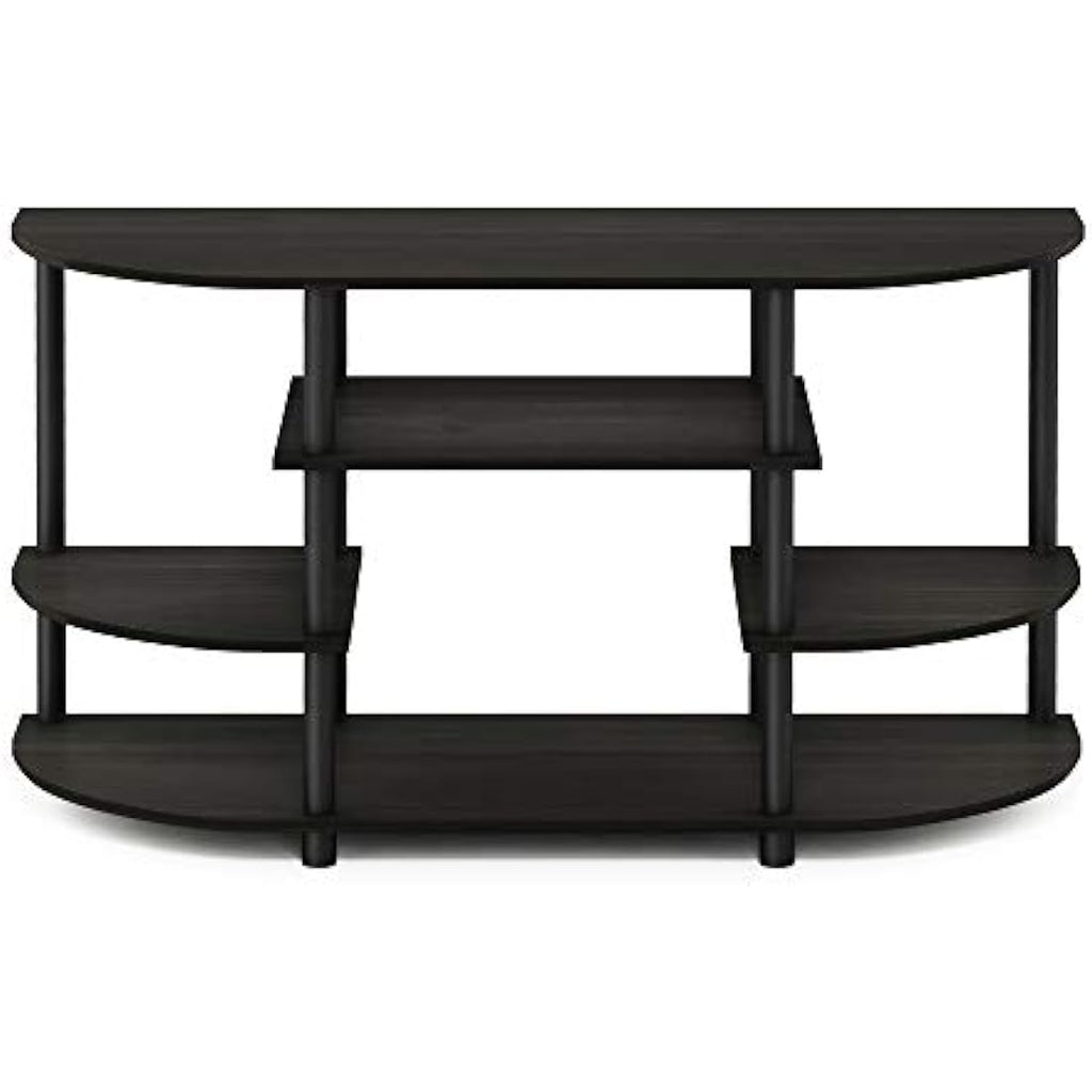 Furinno JAYA Corner TV Stand – Modern Media Console for 46 Inch TV