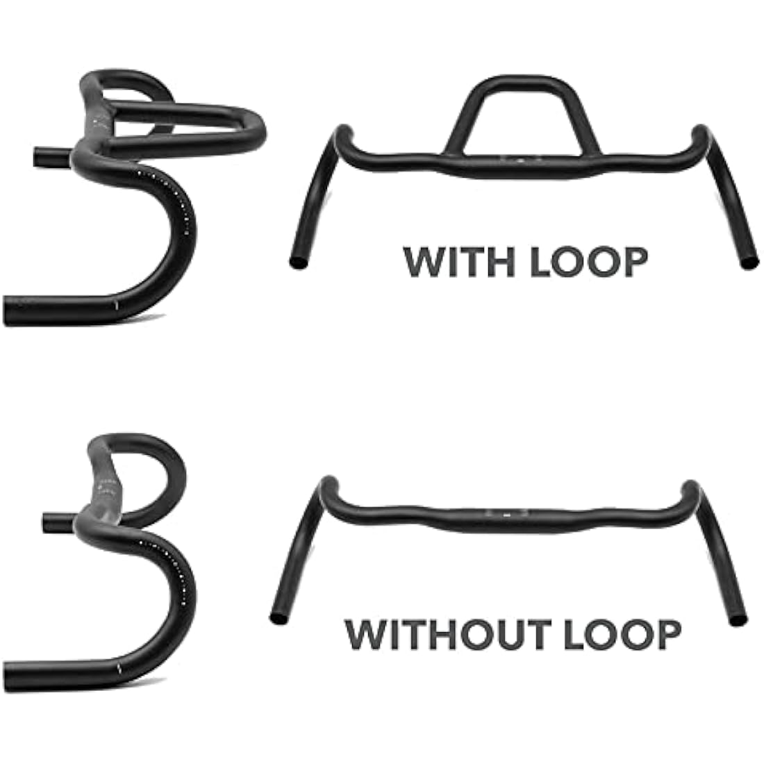 Redshift Kitchen Sink Gravel Handlebar – 31.8mm Aluminum Drop Bar with Loop
