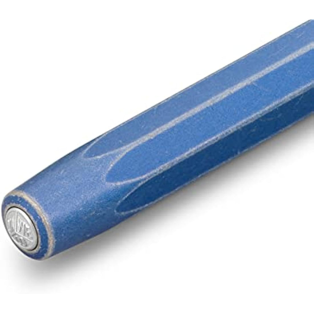 Kaweco AL Sport Fountain Pen – Stonewashed Blue Aluminium – Fine Nib