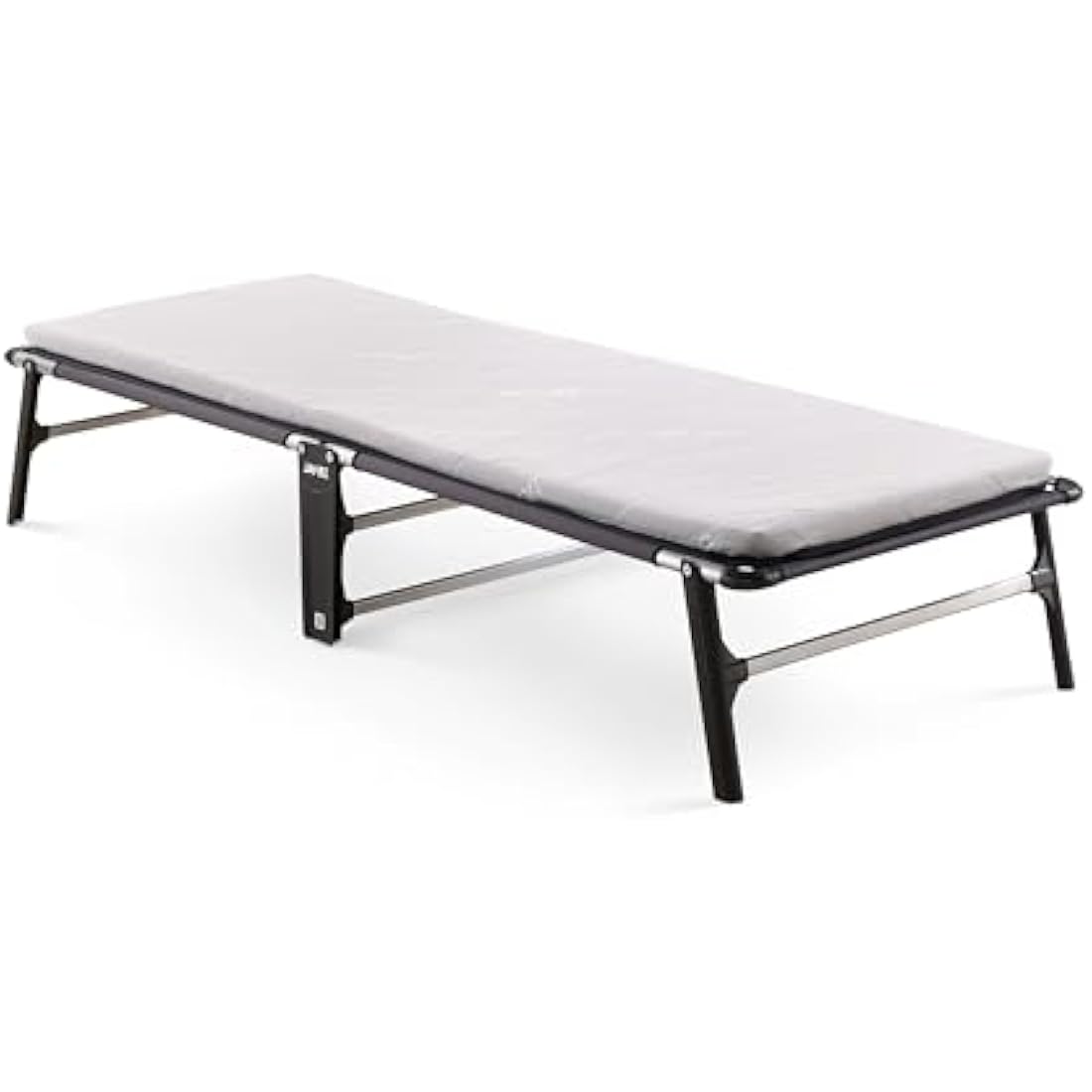 Jay-Be Single Folding Bed with Comfort E-Fibre Mattress | Black