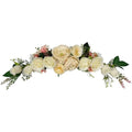 Champagne Peony & Rose Wedding Arch Flower Swag - 60cm